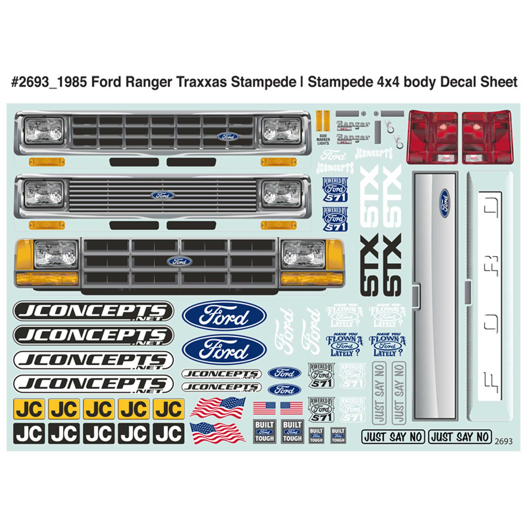 JConcepts, Inc. 1/10 1985-1993 Ford Bigfoot Ranger Body | Horizon 