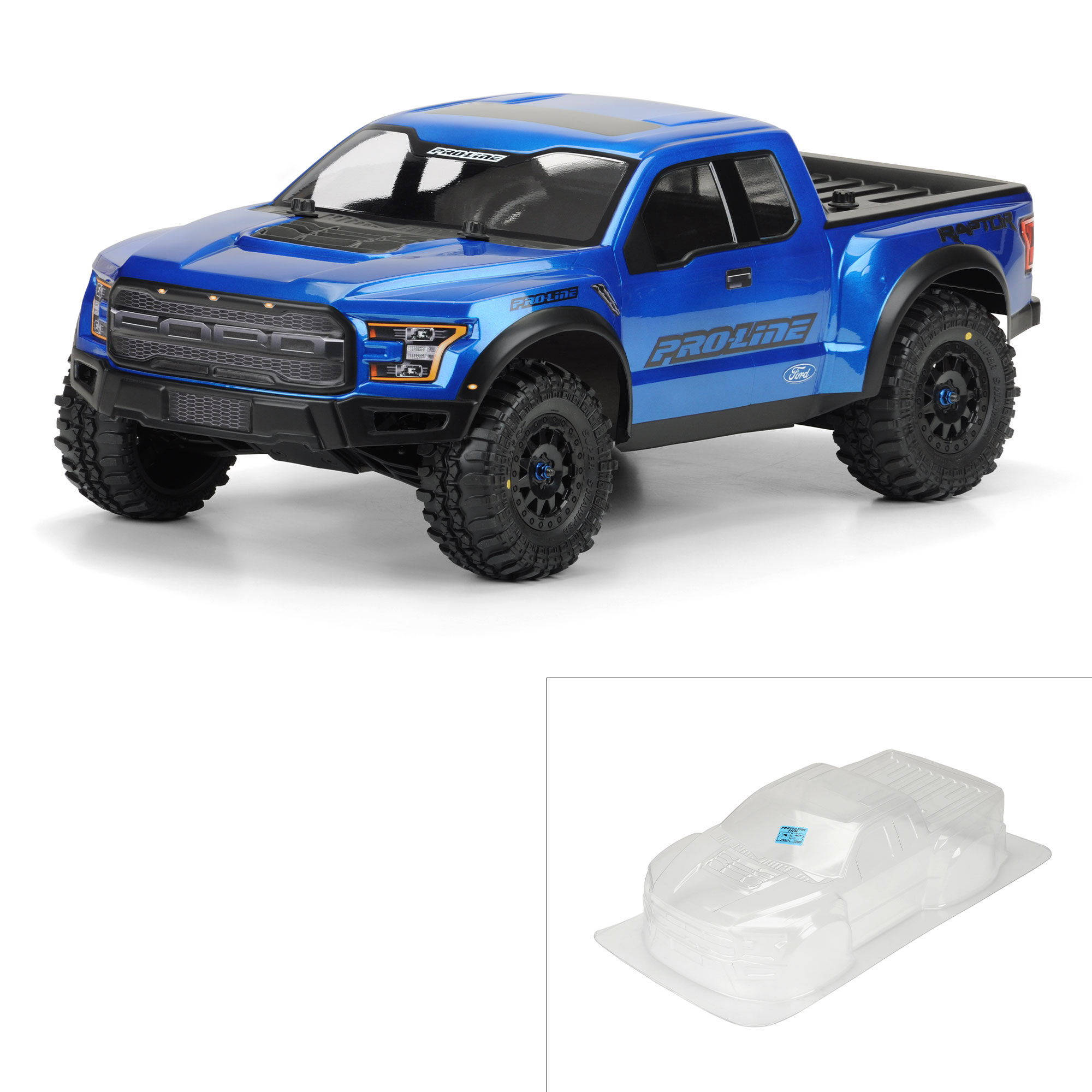 Pro-Line Racing 1/10 2017 Ford F-150 Raptor True Scale Clear Body