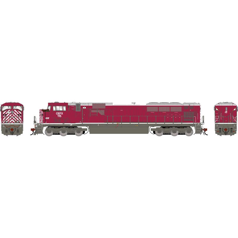 HO GEN SD90MAC Locomotive w/DCC & SOUND, CEFX #115