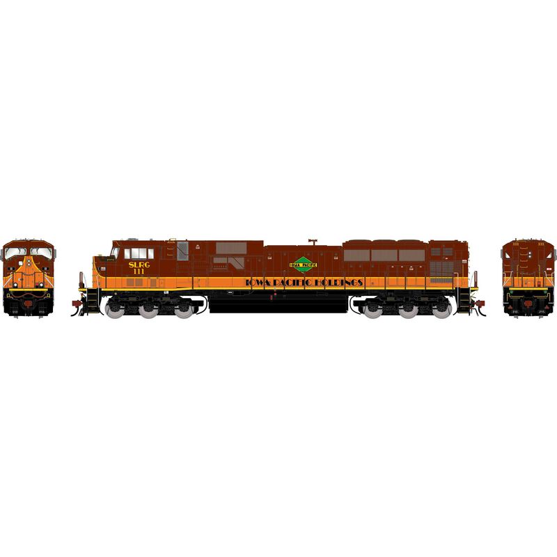 HO GEN SD90MAC Locomotive, SLRG 'Iowa Pacific Holdings' #111