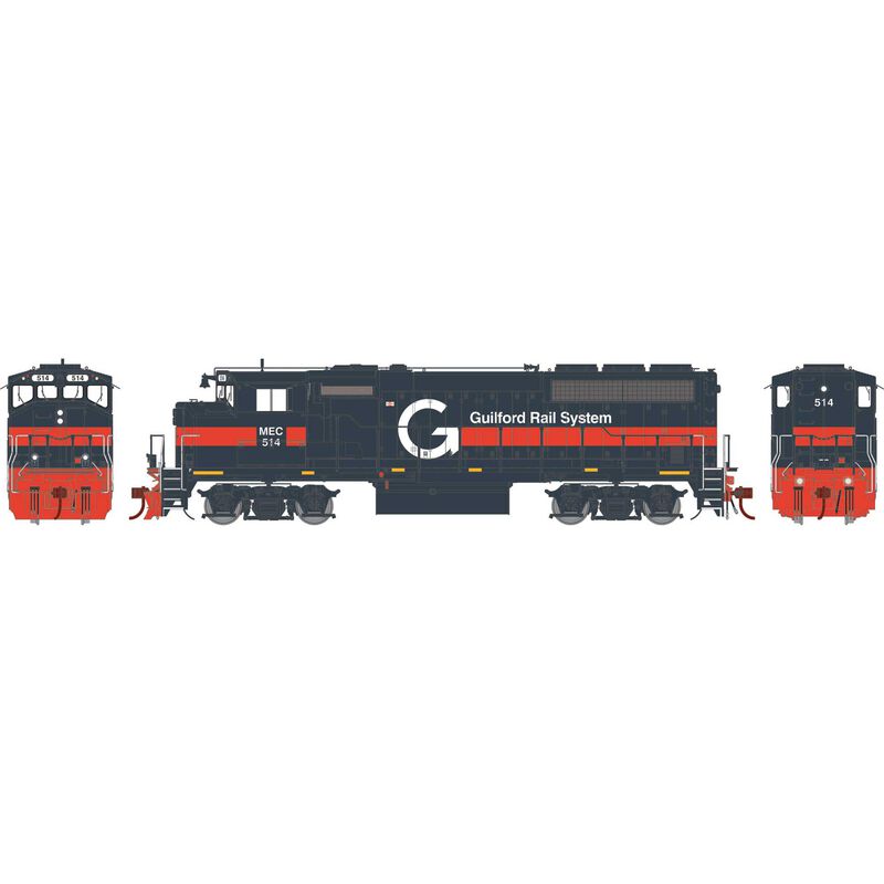 HO GP40-2L Locomotive, Guilford/MEC #514