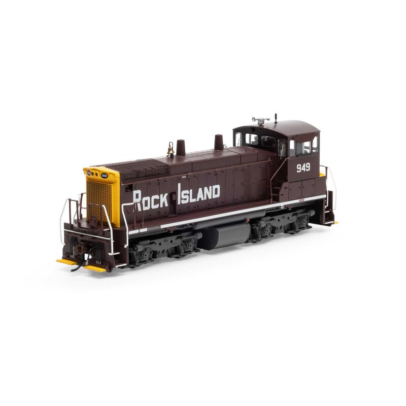 HO SW1500 Locomotive with DCC & Sound, Rock Island #949