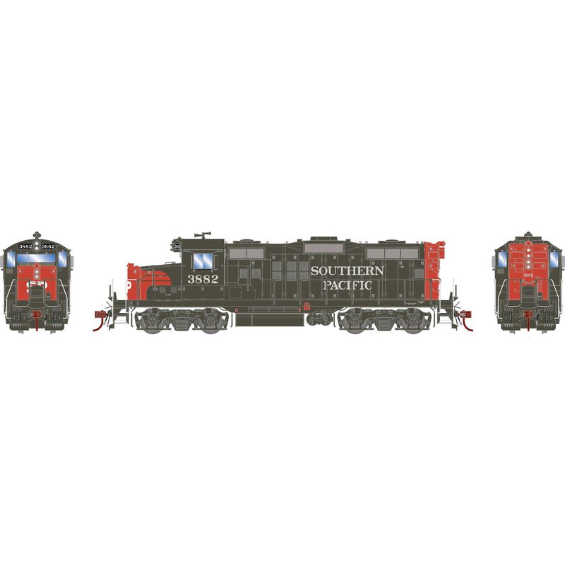 HO GP9 Locomotive, #3882