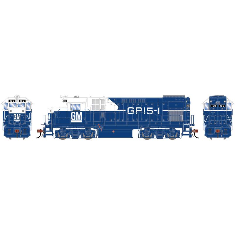 HO GEN GP15-1 Locomotive w/DCC & Sound, Legendary Liveries EMDX 'DEMO' #150