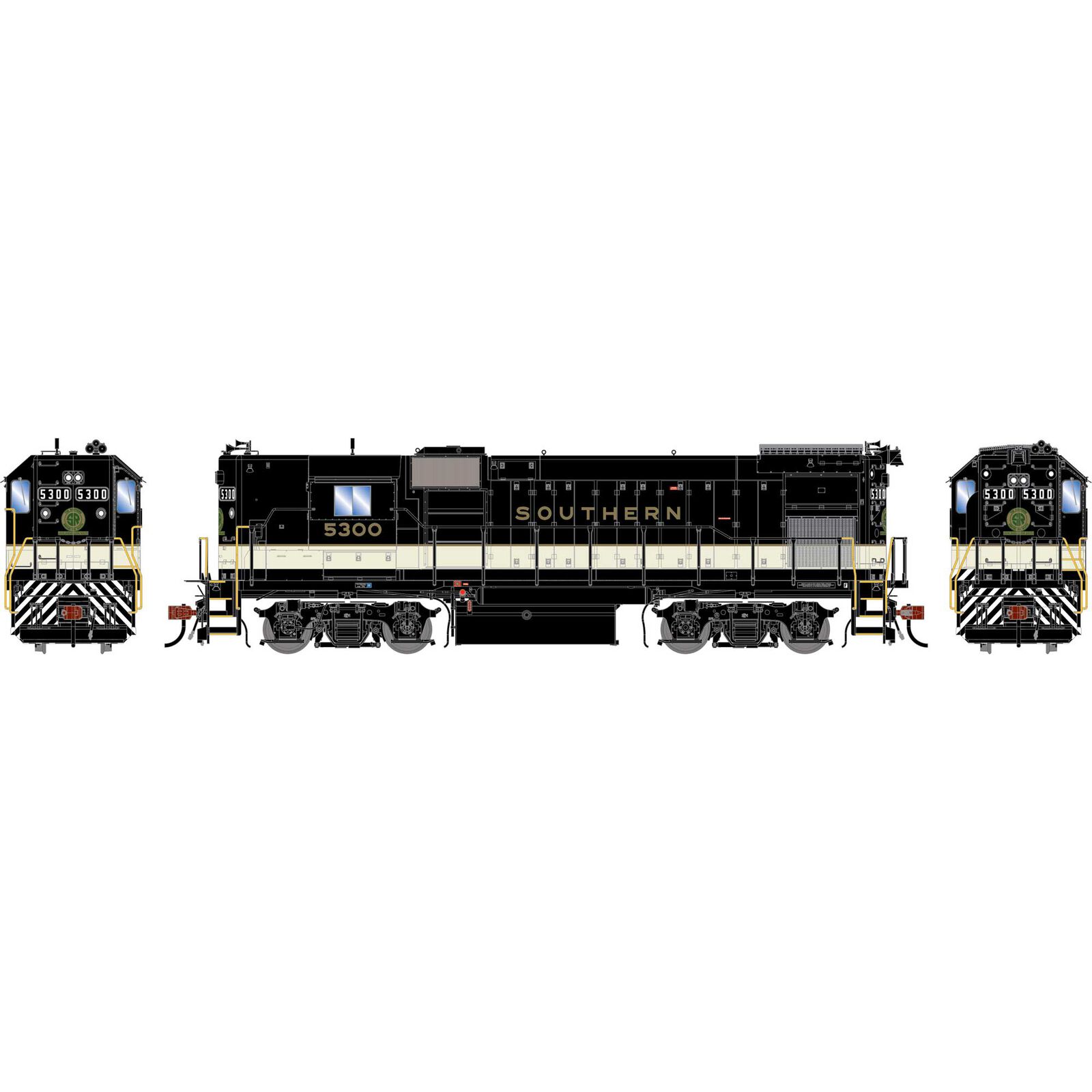 HO GEN GP15-1 Locomotive w/DCC & SOUND, Legendary Liveries SOU #5300