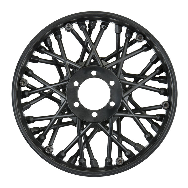 1/4 Supermoto Front Wheel Black: Promoto-MX