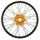 1/4 Pro-Spec Aluminum V2 Bead Front Wheel Black/Gold (1): Promoto-MX