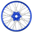 1/4 Pro-Spec Aluminum V2 Bead Front Wheel Blue/Blue (1): Promoto-MX