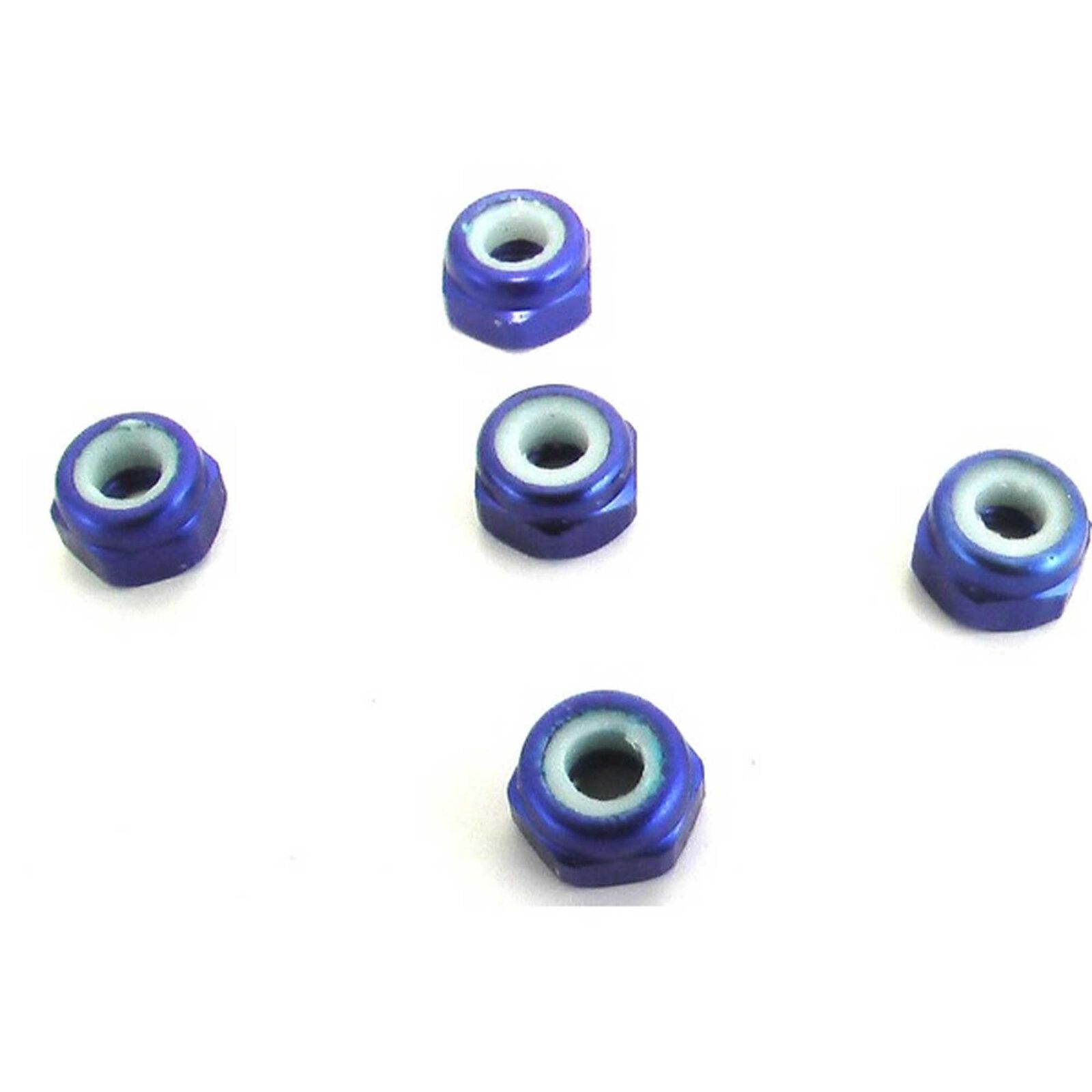 3mm Blue Lock Nut (5)