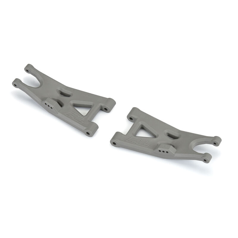 Bash Armor Front Suspension Arms (Stone Gray) for ARRMA 3S Vehicles