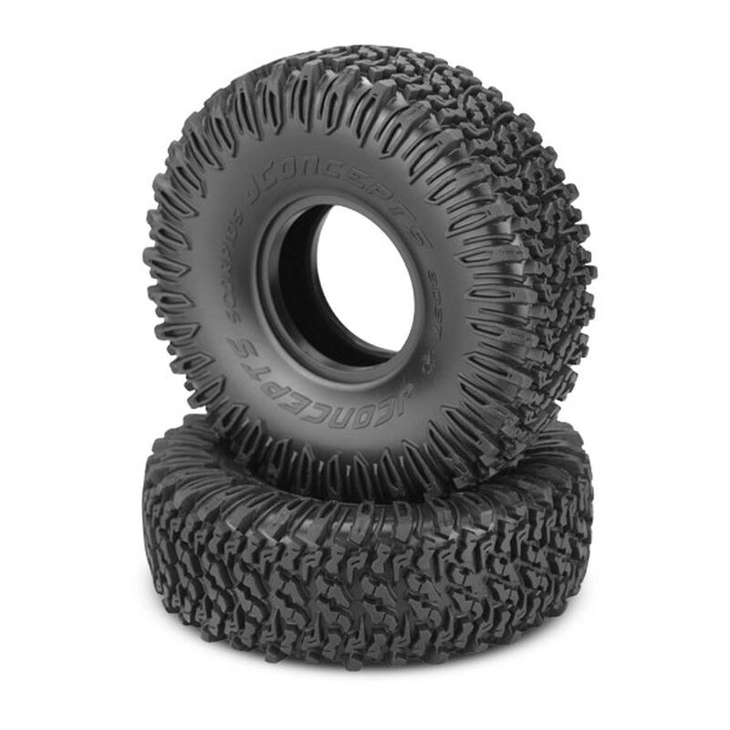 1/10 Scorpios 2.2” All-Terrain Racer Tires and Inserts, Green Compound (2)