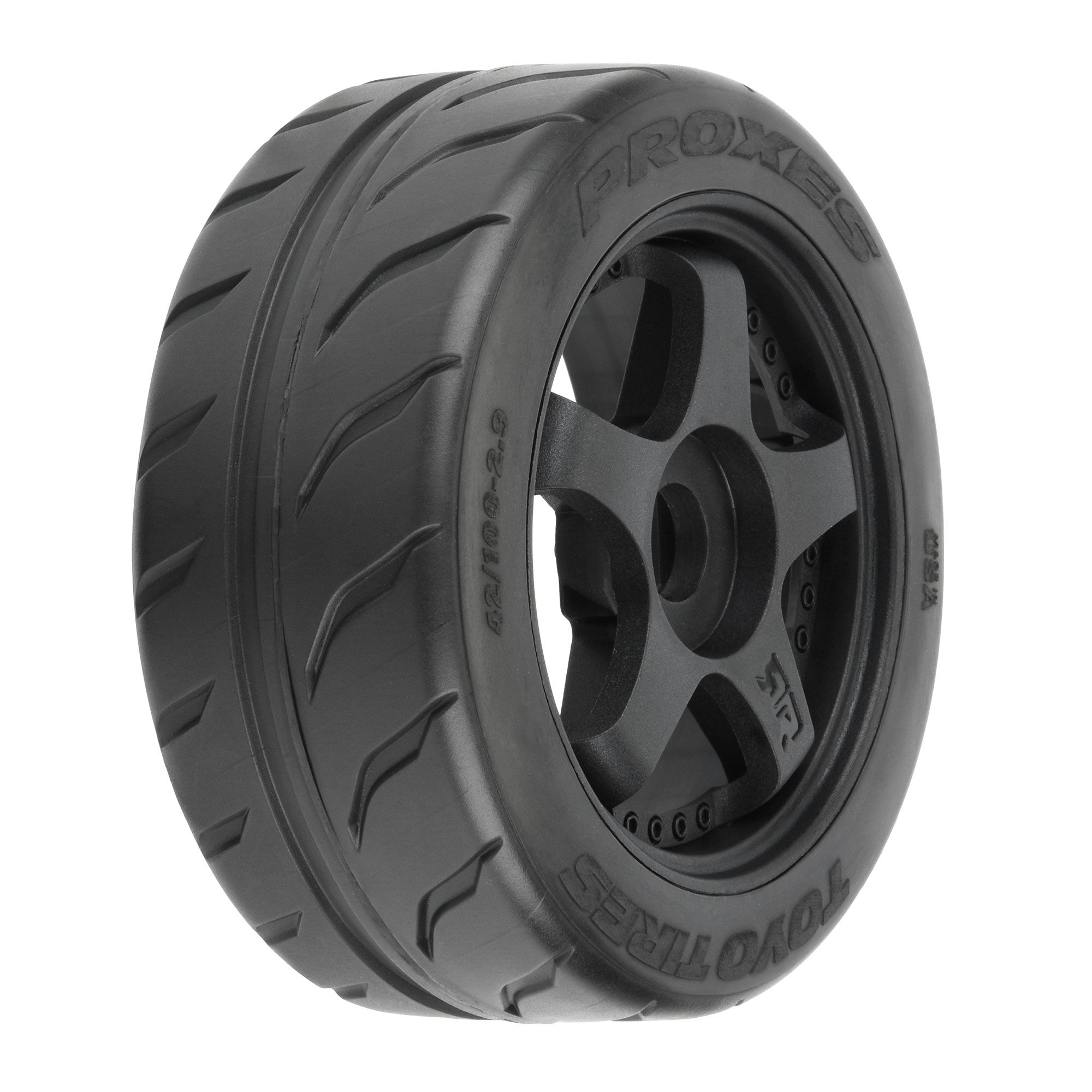Pro-Line Racing 1/7 Toyo Proxes R888R S3 Front/Rear 42/100 2.9 BELTED  Mounted 17mm 5-Spoke (2) | Horizon Hobby