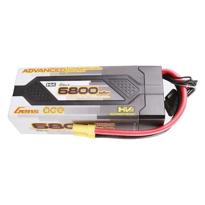 22.8V 6800mAh 6S 100C G-Tech Smart Advanced Hardcase LiHV Battery: EC5