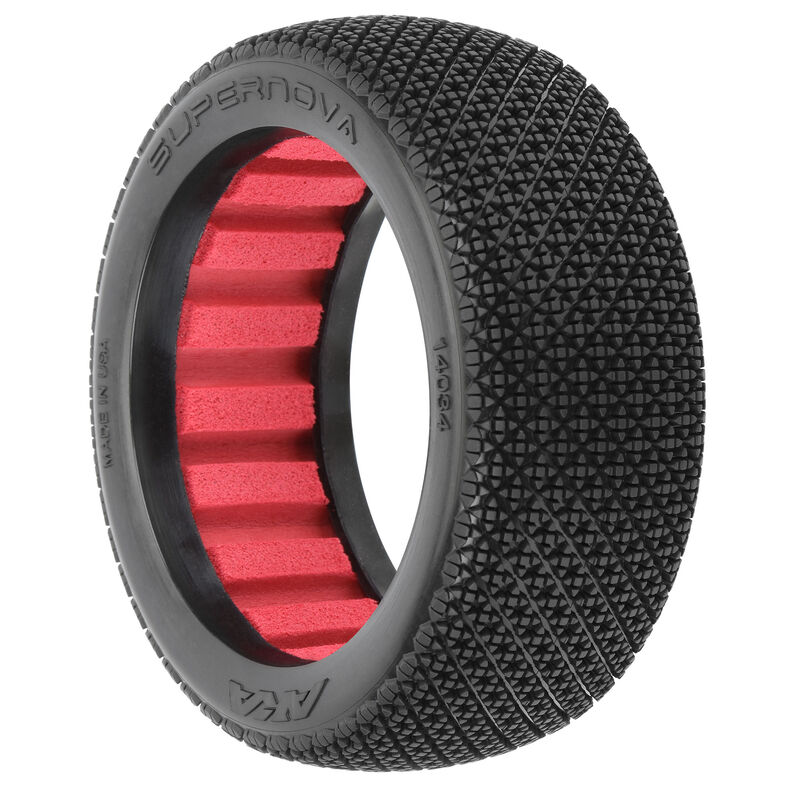 1/8 Supernova Medium Long Wear Front/Rear Off-Road Buggy Tires (2)