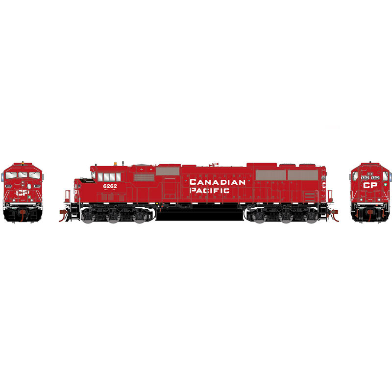 HO SD60M Tri-Clops Locomotive with DCC & Sound, CPR #6262