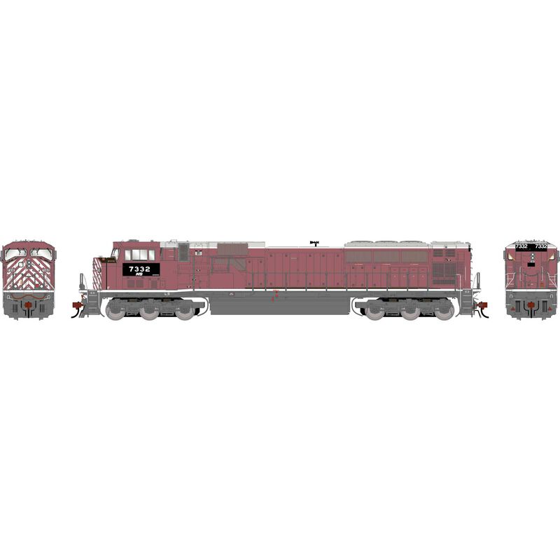 HO GEN SD90MAC Locomotive w/DCC & SOUND, Primed For Grime NS 'Ex-CEFX' #7332