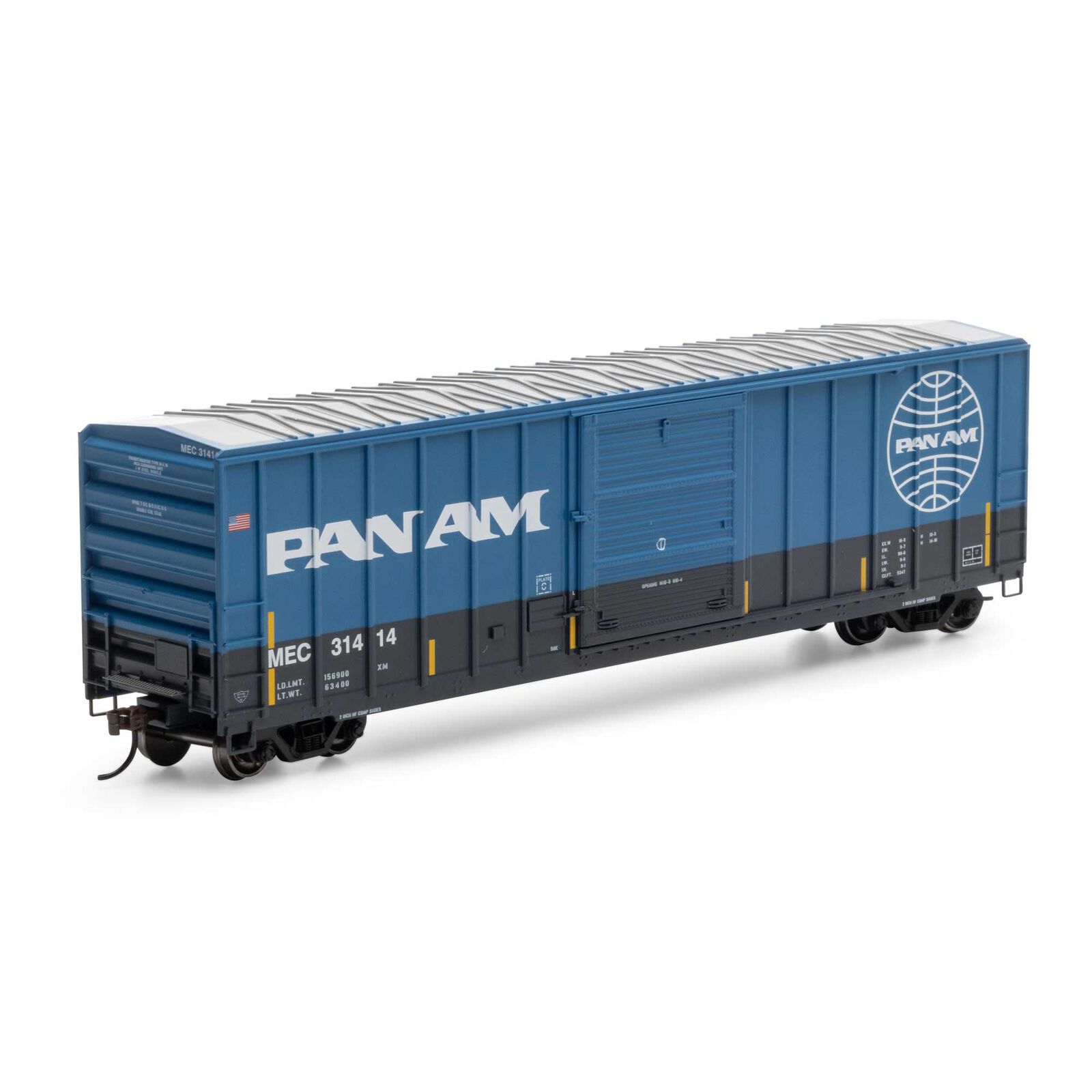 HO 50' FMC 5347 Box, MEC / Pan Am #31414