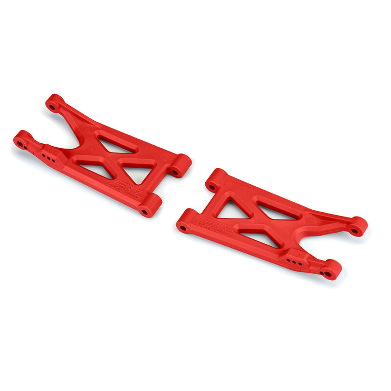 Bash Armor Rear Suspension Arms (Red) for ARRMA 3S Vehicles