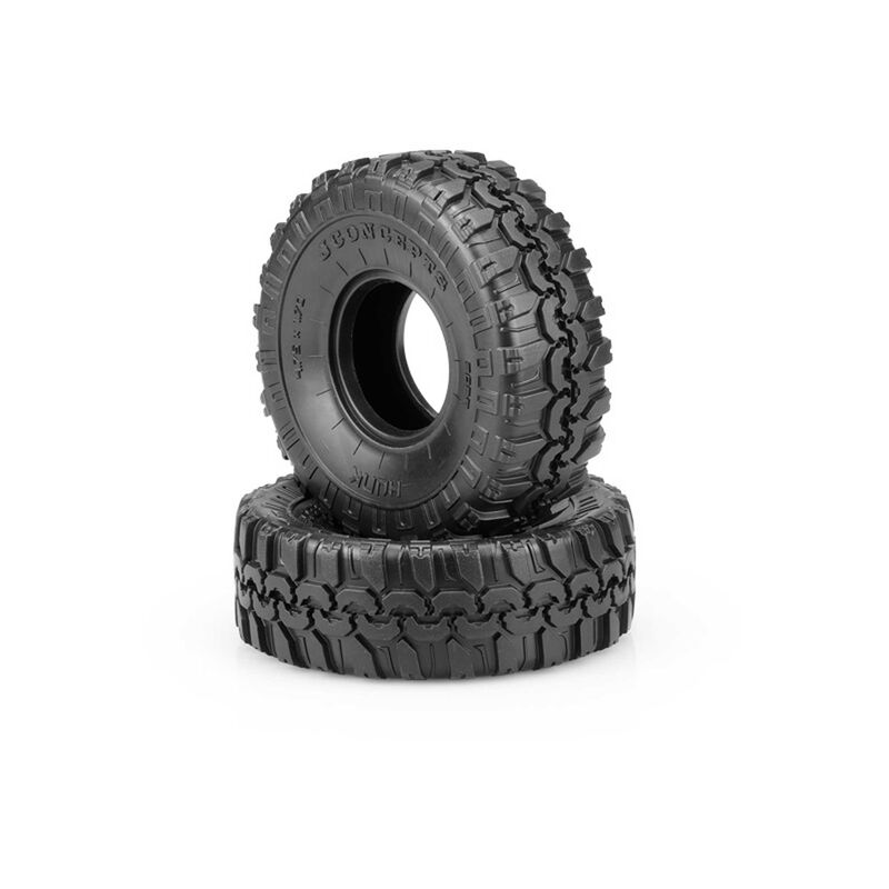 1/10 Hunk Performance Scaler 1.9” Crawler Tires with Inserts, Green Compound (2)