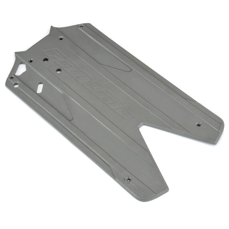 Bash Armor Chassis Protector (Stone Gray) for ARRMA 3S Long WB