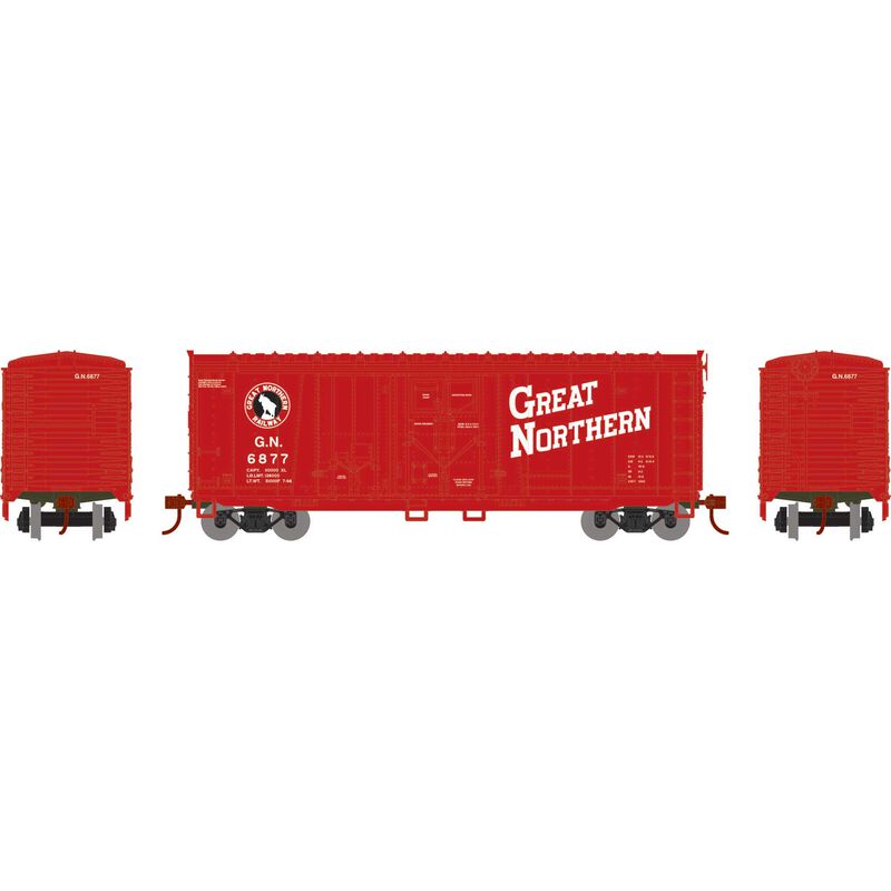 HO 40' Grain Loading Box Car, GN #6877