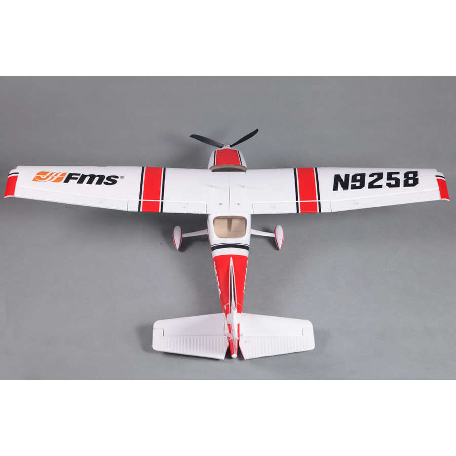 FMS Sky Trainer 182 PNP, 1400mm: Red | Horizon Hobby