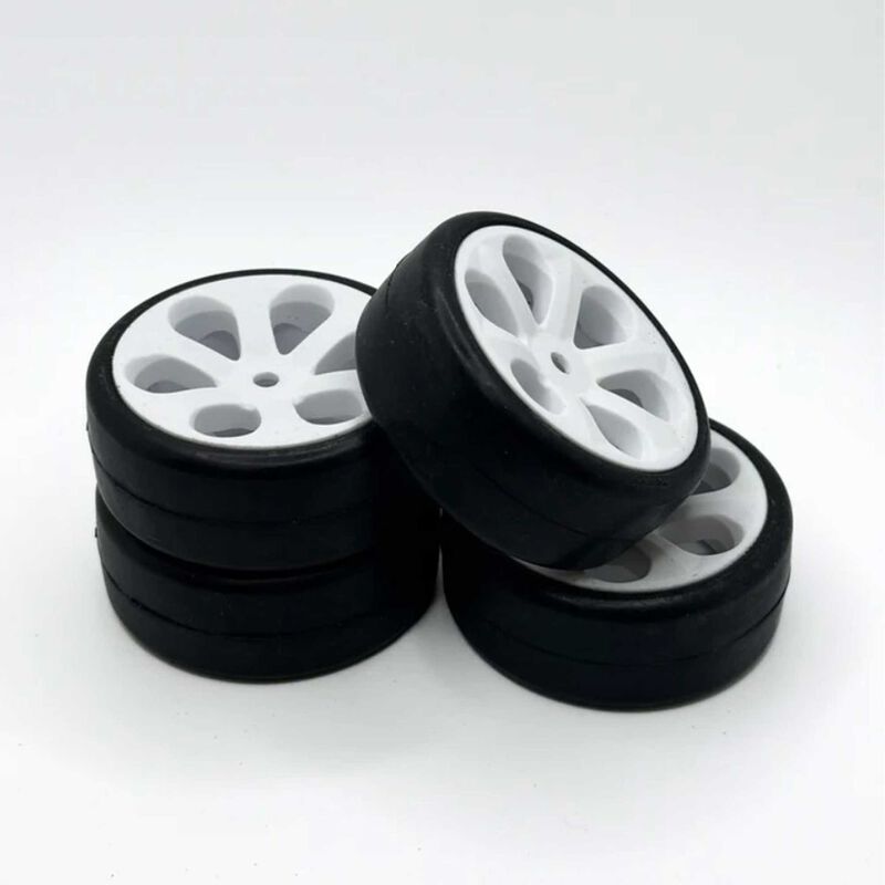 Blue 32 Touring Car Pre-Mounted Tire (4)