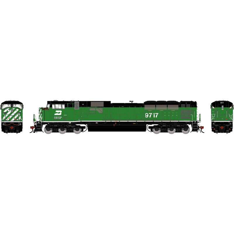 HO GEN SD90MAC Locomotive w/DCC & SOUND, Legendary Liveries BN #9717