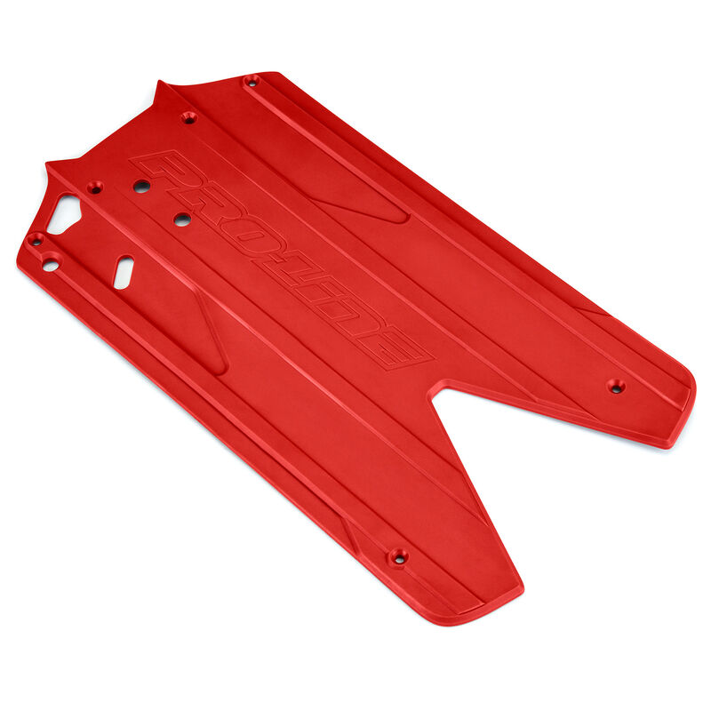 Bash Armor Chassis Protector (Red) for ARRMA 3S Long WB