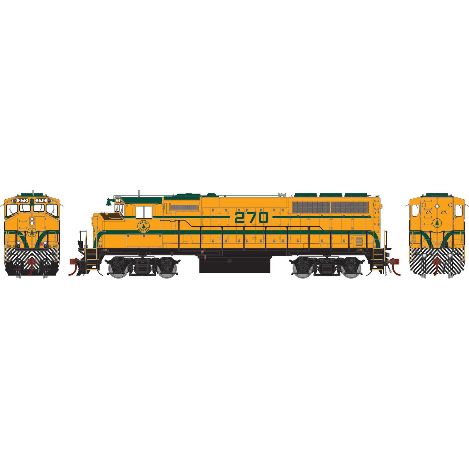 HO GP40-2L Locomotive, MEC #270