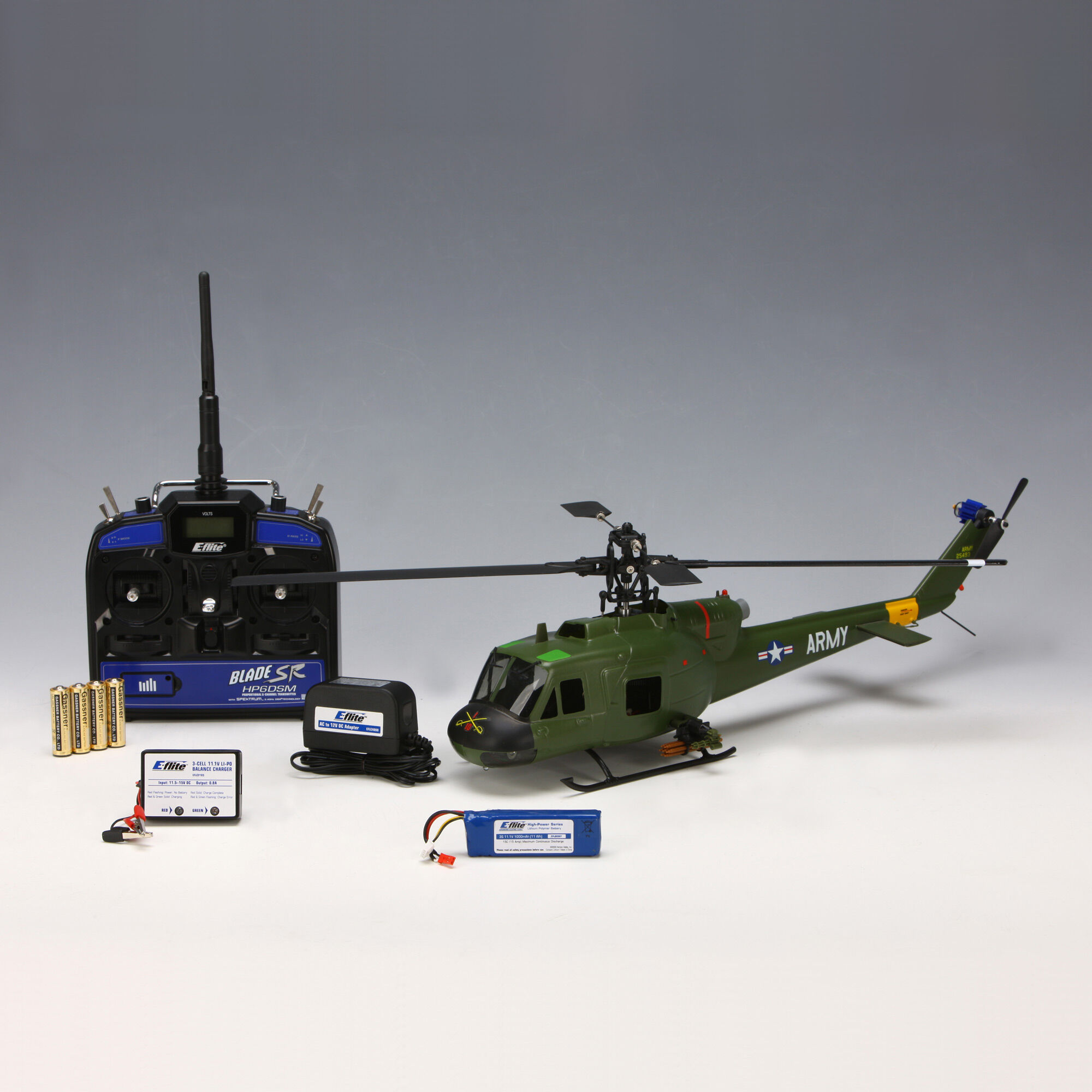 rc uh-1 huey helicopter