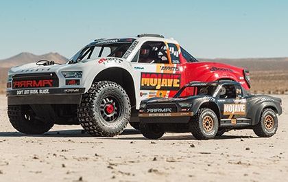 MOJAVE GROM 223S BLX Brushless 4X4 Small Scale Desert Truck RTR with B ...