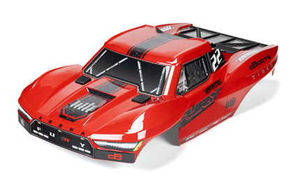 CARROSSERIE DE CAMION SHORT COURSE pour le camion télécommandé ARRMA FURY 2WD RTR