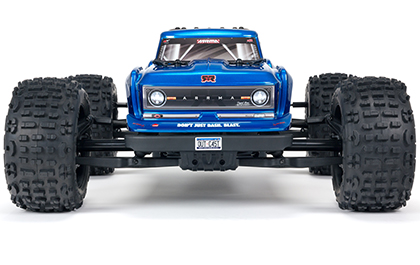ARRMA RC Truck 1/10 Outcast 4X4 4S V2 BLX Stunt Truck RTR (Batteries and  Charger Not Included) Blue, ARA4410V2T2