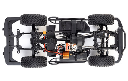 SCX10 III STEEL C-CHANNEL CHASSIS for the Axial 1/10 SCX10 III Base Camp Rock Crawler RTR