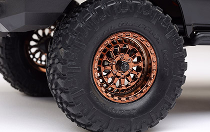 OFFICIALLY LICENSED WHEELS & TYRES for the Axial SCX24 Lexus GX 470