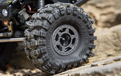 PRO-LINE OE (ORIGINAL EQUIPMENT) WHEELS & TIRES for the Axial UTB10 Capra 1.9 4X4 Unlimited RC Trail Buggy