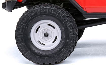 OFFICIALLY LICENSED NITTO TRAIL GRAPPLER M/T TIRES for the Axial SCX24 Ford Bronco