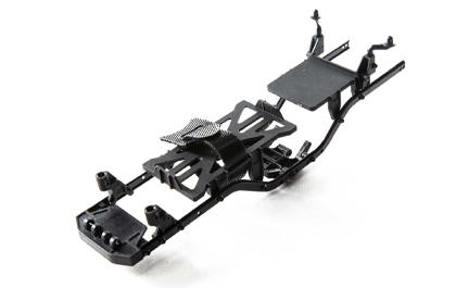 STEEL C-CHANNEL CHASSIS FRAME RAILS for the Axial SCX24 Ford Bronco