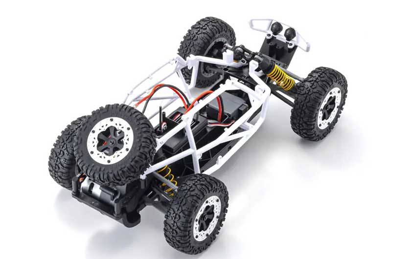 A detailed pipe-body is meant to emulate real life dirt buggies