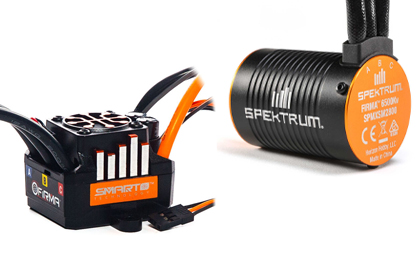 Spektrum Firma 100 amp Smart ESC y motor sin escobillas Spektrum Firma 6500kv