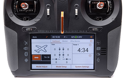 ANDROID-POWERED TOUCHSCREEN for the Spektrum iX14+ SE 20-Channel DSMX Transmitter