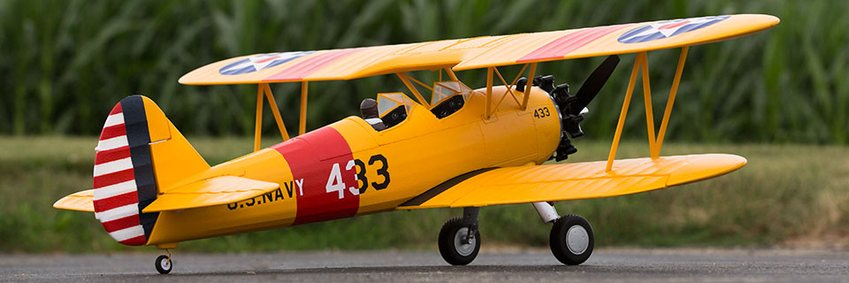 E on sale flite stearman