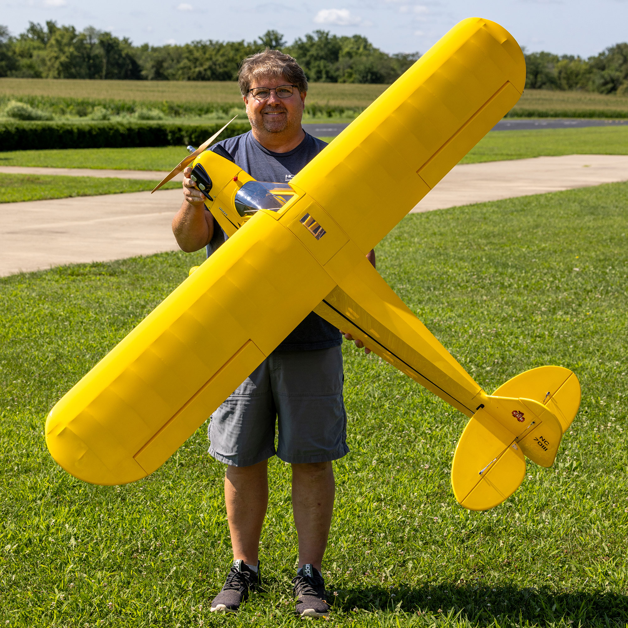 J-3 Cub 10cc EP PNP, 82.5" with Receiver and Battery Combo