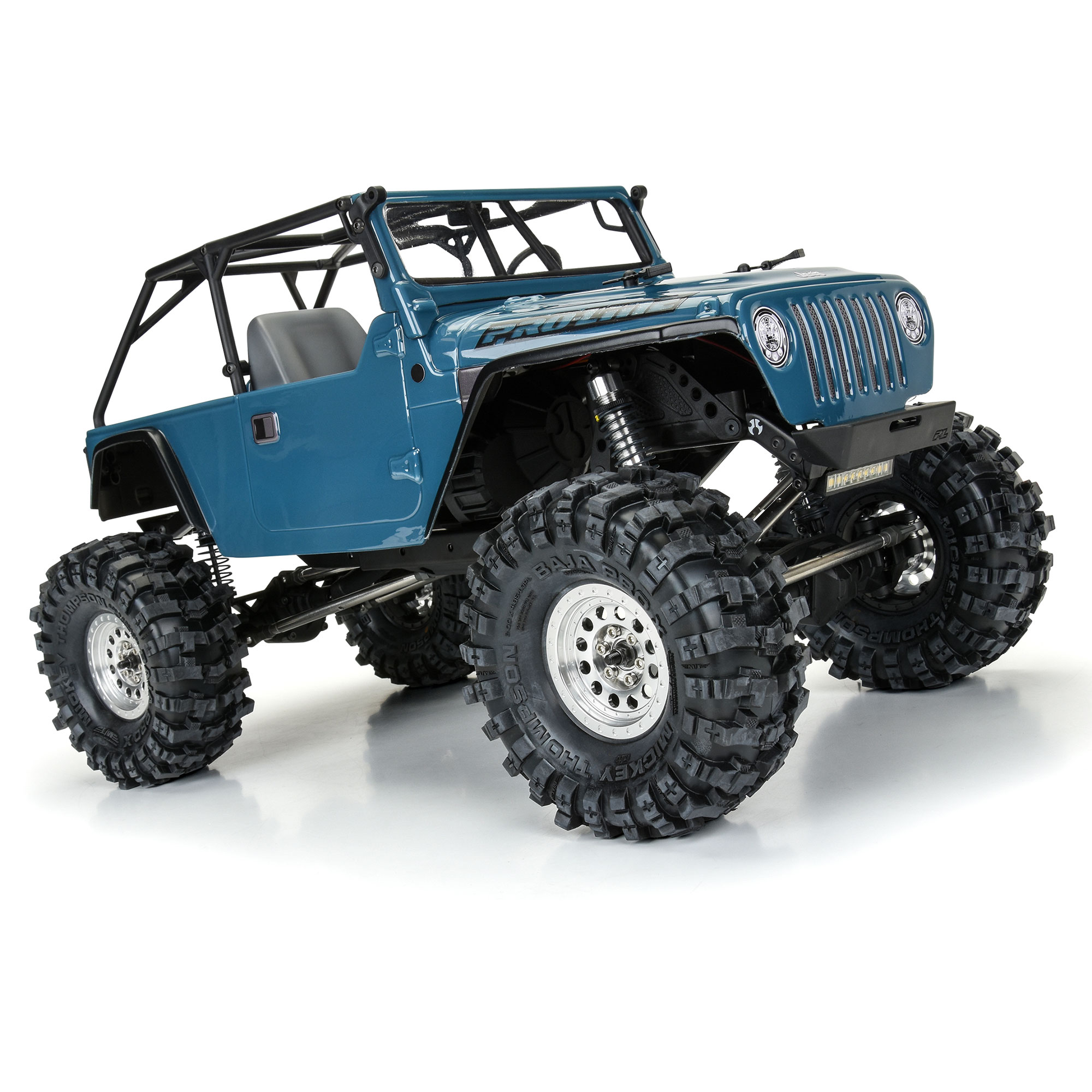 1/10 2004 Jeep LJ Clear Body/Trail Cage 12.3" Wheelbase Crawlers