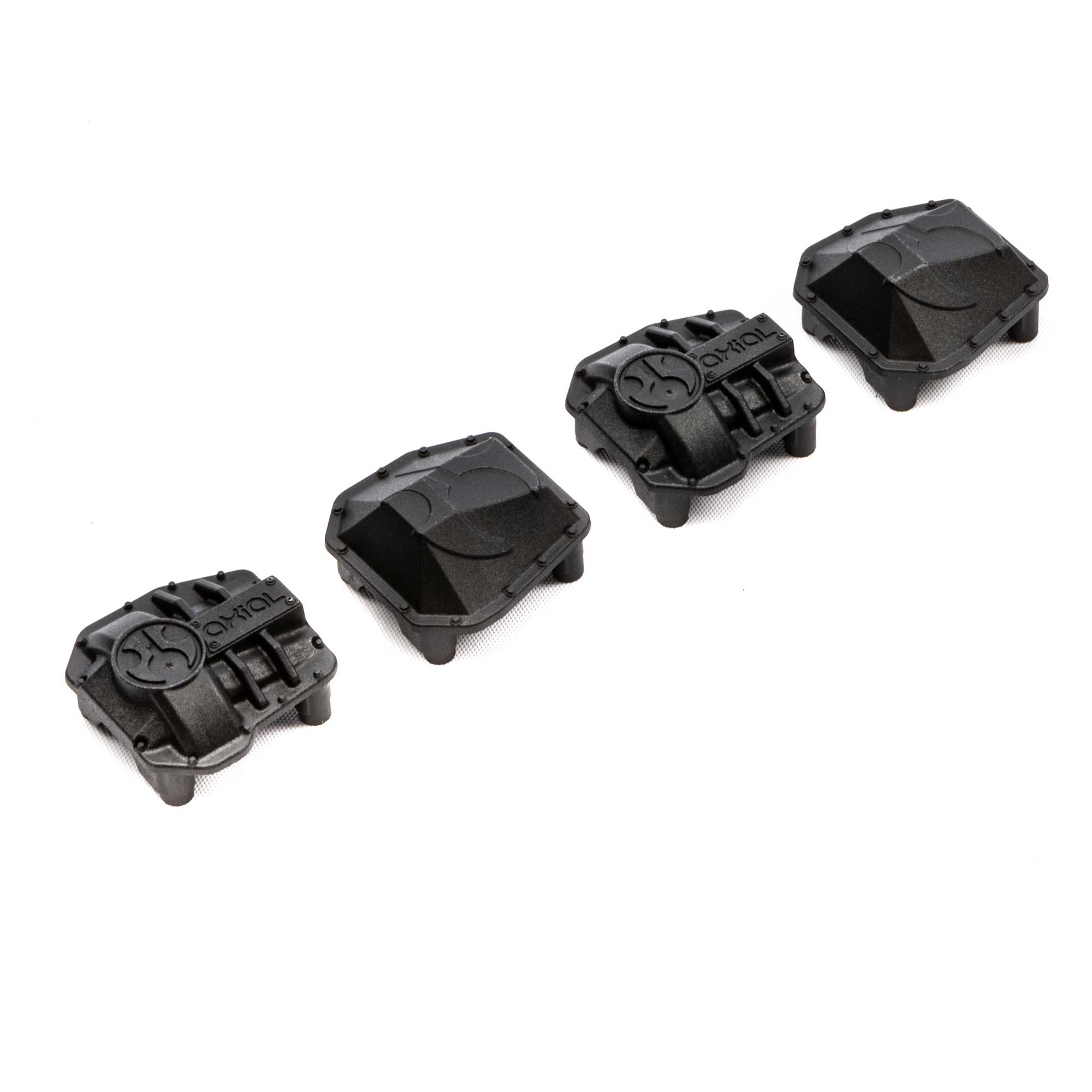 Axial AR45P AR45 Differential Covers, Black: SCX10 III | Horizon Hobby