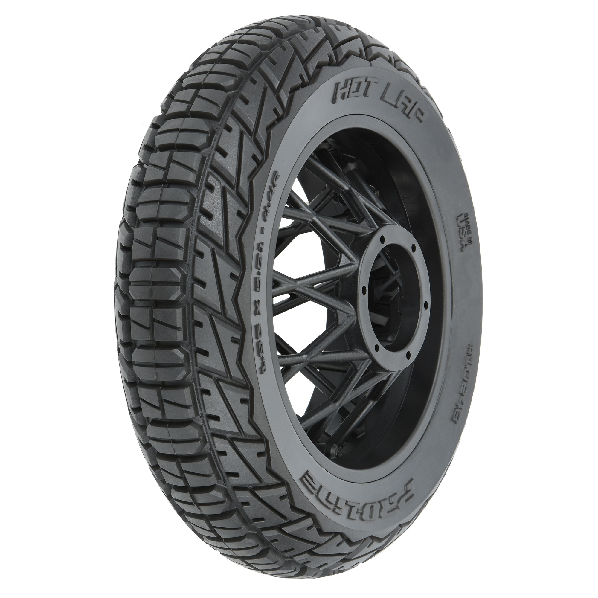 Pro-Line Racing 1/4 Hot Lap MX S3 Rear Tire MTD Black Supermoto Wheel:  Promoto-MX | Horizon Hobby