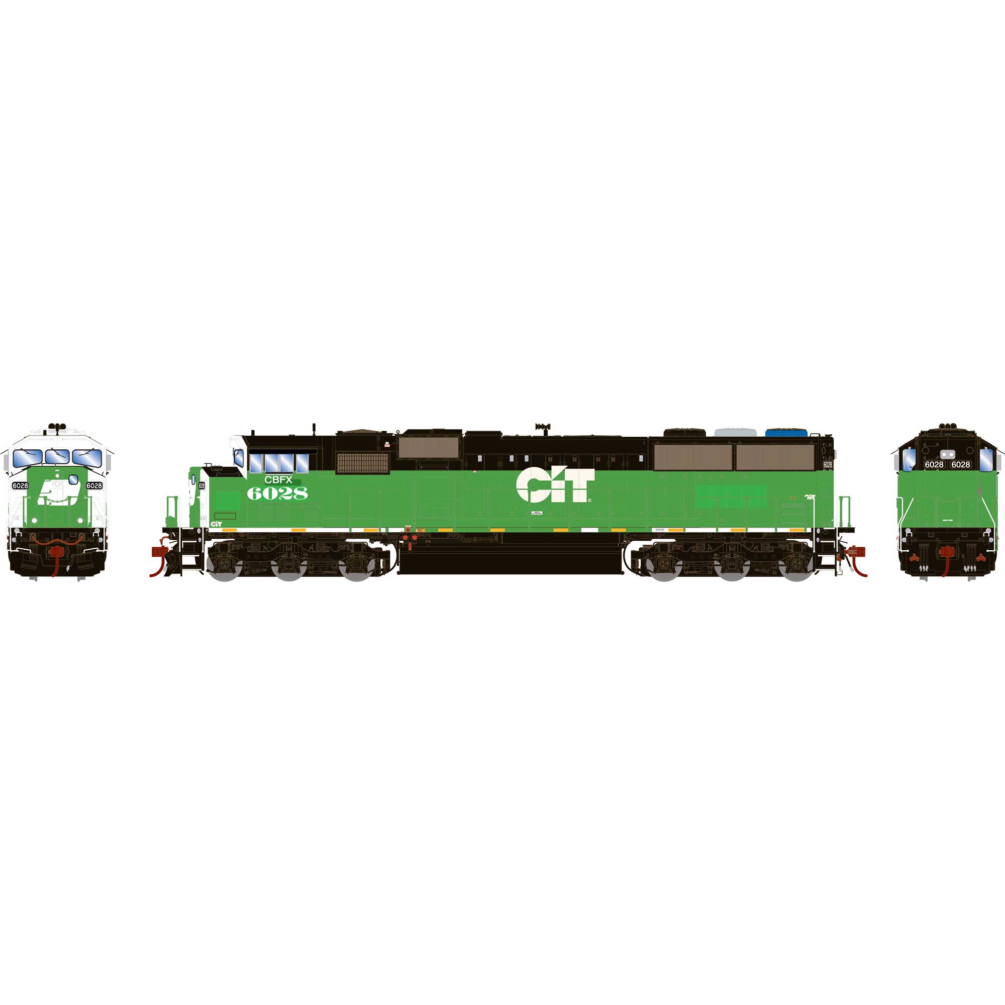 Athearn HO G2.0 SD60M Tri-Clops, Ex-BN CBFX #6028 | Horizon Hobby