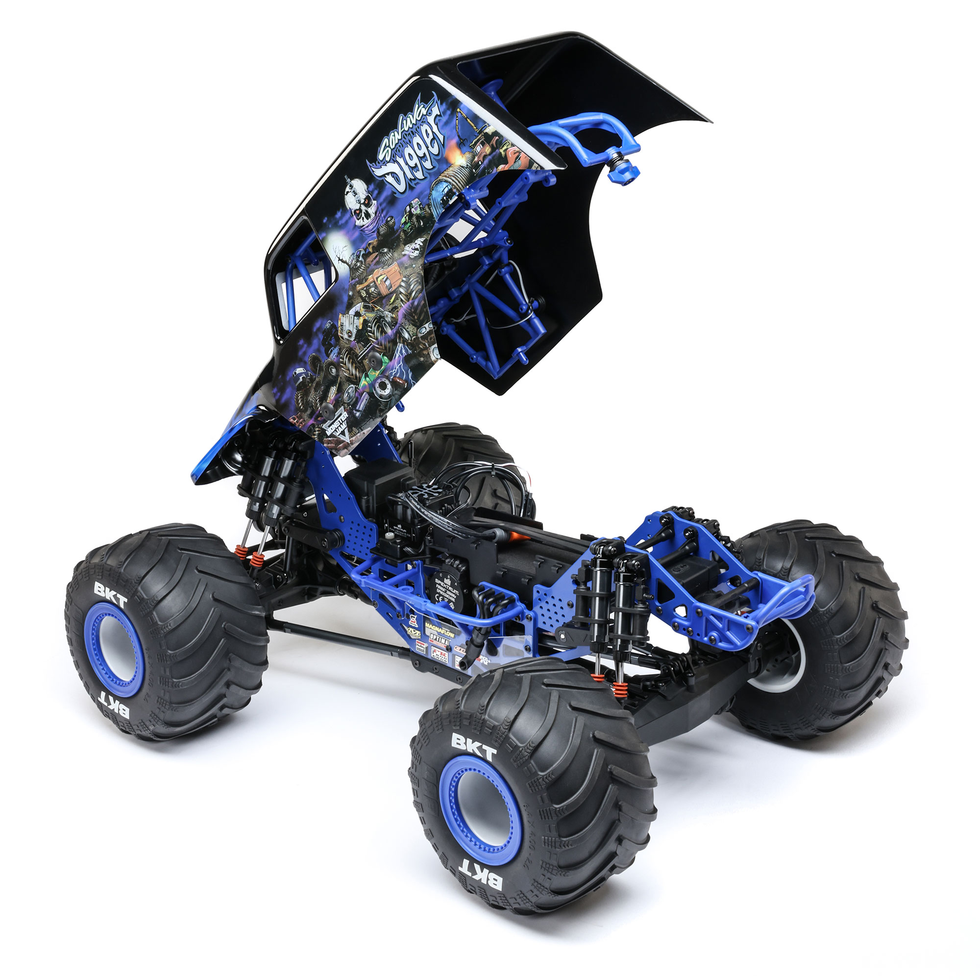1/8 LMT 2.0 Son-Uva Digger 4X4 Solid Axle Brushless Monster Truck RTR, Blue