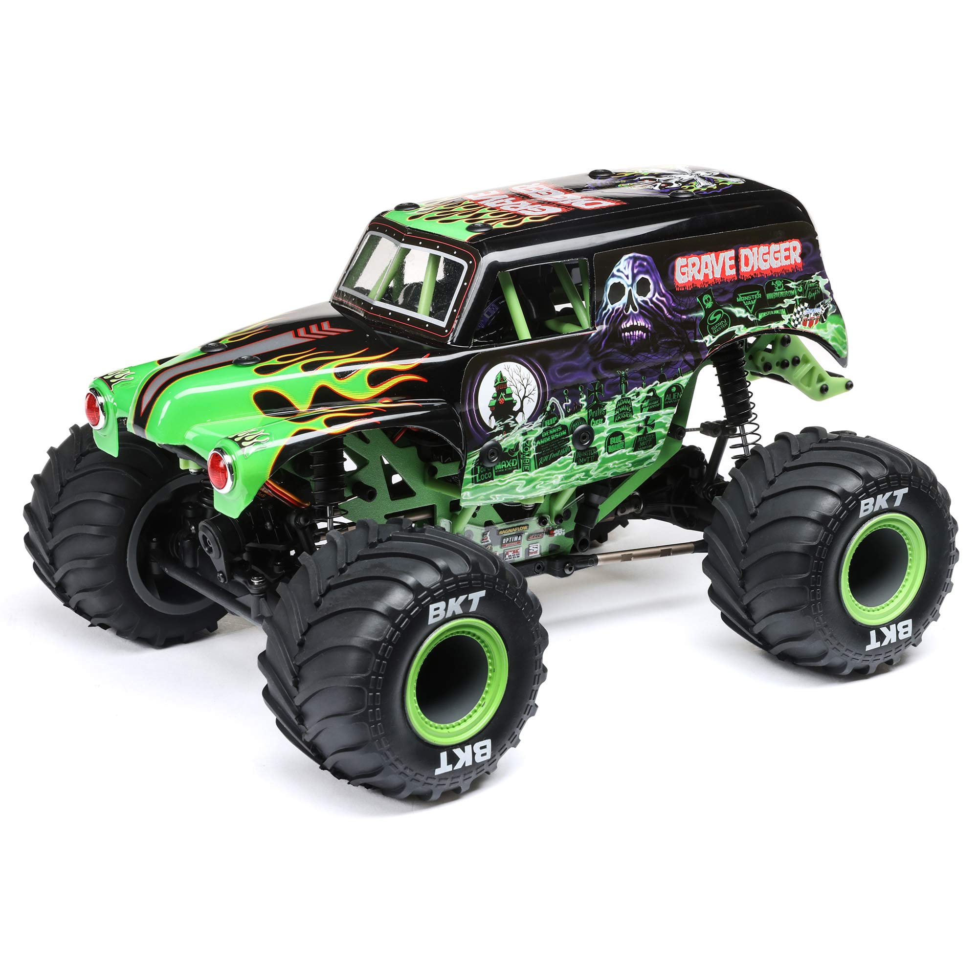 Have Monster Jam fun with your remote control monster truck.